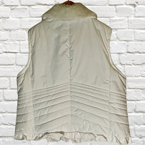 Lane Bryant Faux Fur Collar Vest - Picture 4 of 4